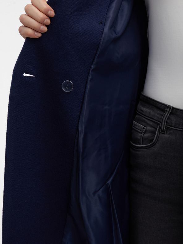 Orsay Tmavomodrý dámsky kabát ORSAY