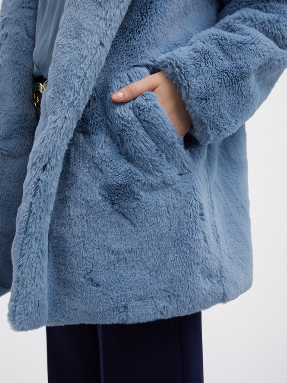 Orsay Modrý dámsky kabát ORSAY