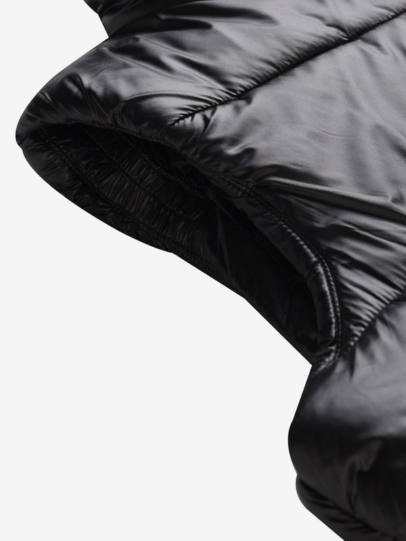 ALPINE PRO Čierna dámska prešívaná dlhá vesta ALPINE PRO Urefa