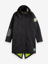 Scotch & Soda Čierna dámska nepremokavá parka Scotch & Soda