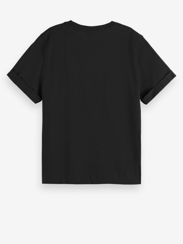 Scotch & Soda Čierne dámske tričko Scotch & Soda