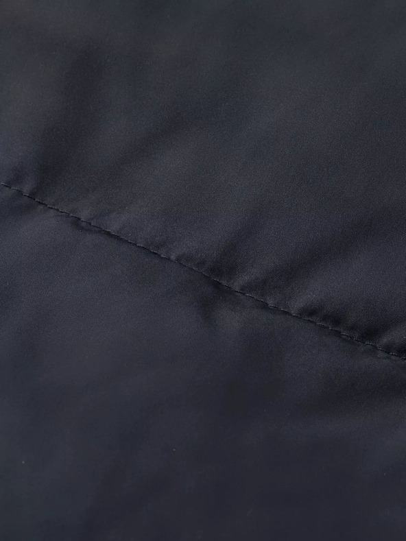 Scotch & Soda Čierny dámsky zimný prešívaný kabát Scotch & Soda