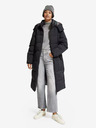 Scotch & Soda Čierny dámsky zimný prešívaný kabát Scotch & Soda