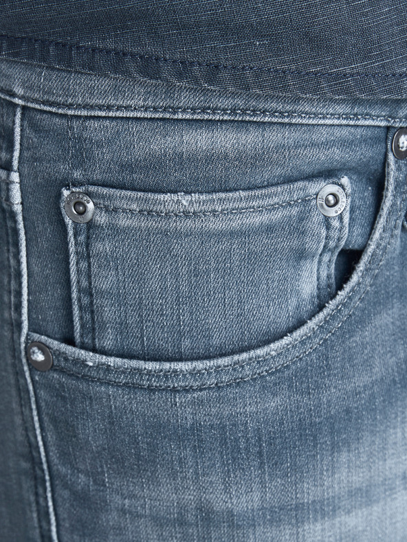 Jack & Jones Modré úzke džínsy Jack & Jones Glenn