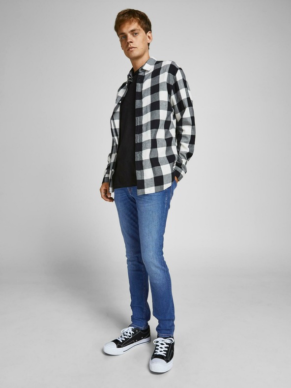 Jack & Jones Modré slim fit džínsy Jack & Jones Liam