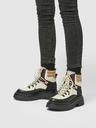 Pepe Jeans Béžové dámske členkové topánky Pepe Jeans Queen Funny