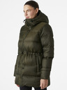Helly Hansen Khaki dámska zimná prešívaná páperová bunda HELLY HANSEN W ESSENCE DOWN PARKA