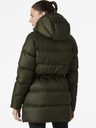 Helly Hansen Khaki dámska zimná prešívaná páperová bunda HELLY HANSEN W ESSENCE DOWN PARKA