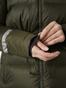 Helly Hansen Khaki dámska zimná prešívaná páperová bunda HELLY HANSEN W ESSENCE DOWN PARKA