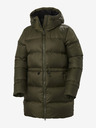 Helly Hansen Khaki dámska zimná prešívaná páperová bunda HELLY HANSEN W ESSENCE DOWN PARKA