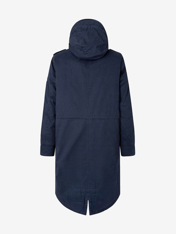 Pepe Jeans Tmavomodrá pánska zimná bunda Pepe Jeans Bowie