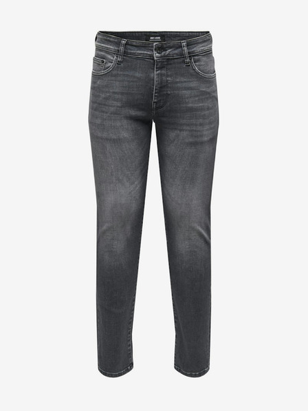 ONLY & SONS Šedé pánske slim fit džínsy ONLY & SONS Loom