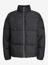Jack & Jones Čierna pánska prešívaná zimná bunda Jack & Jones Urban