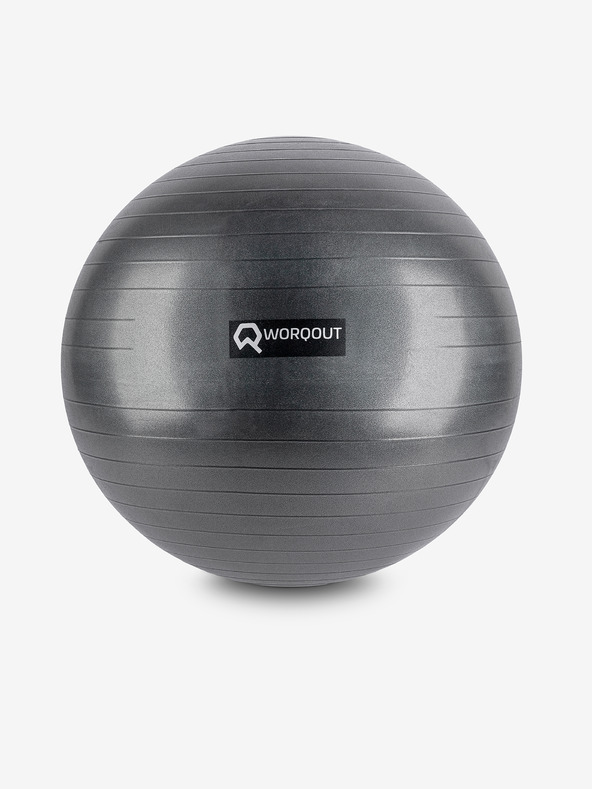 Worqout Čierna gymnastická lopta 65 cm Worqout Gym Ball