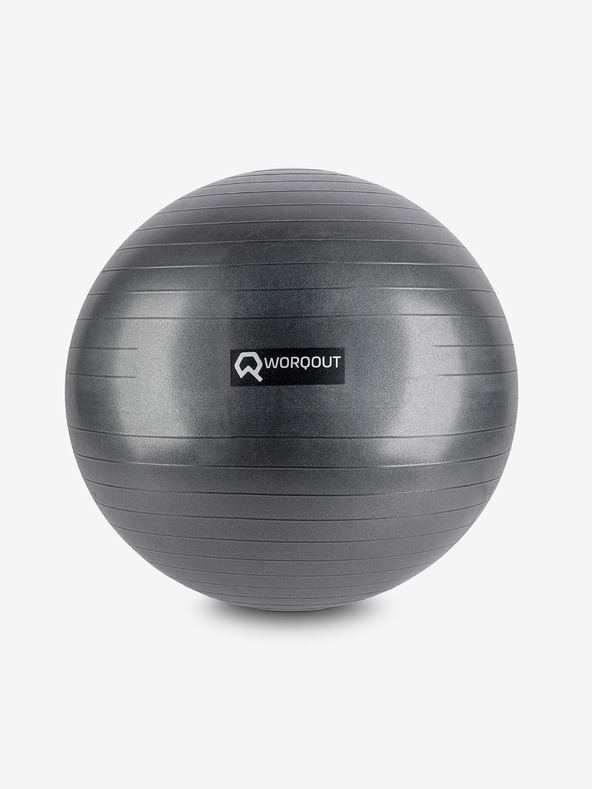 Worqout Čierna gymnastická lopta 75 cm Worqout Gym Ball