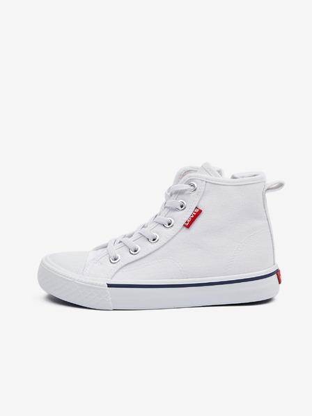 Levi's® Biele detské členkové tenisky Levi's®