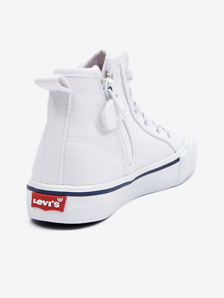 Levi's® Biele detské členkové tenisky Levi's®