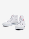Levi's® Biele detské členkové tenisky Levi's®
