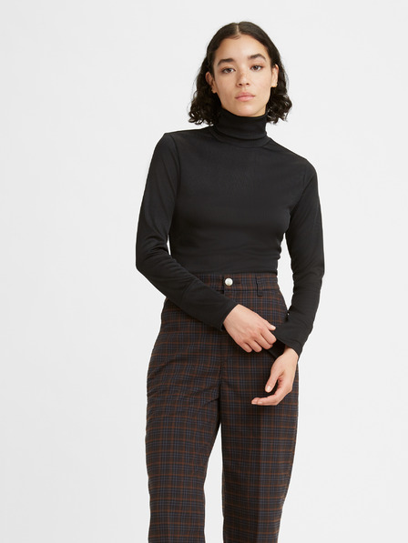 Levi's® Čierny dámsky rebrovaný rolák Levi's® Oriel