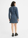 Levi's® Modré dámske džínsové košeľové šaty Levi's®