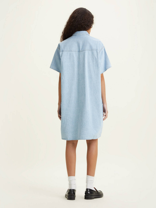 Levi's® Svetlomodré džínsové košeľové šaty Levi's® Elowen Western