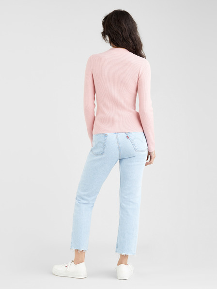 Levi's® Svetloružový dámsky sveter Levi's® Crew Rib