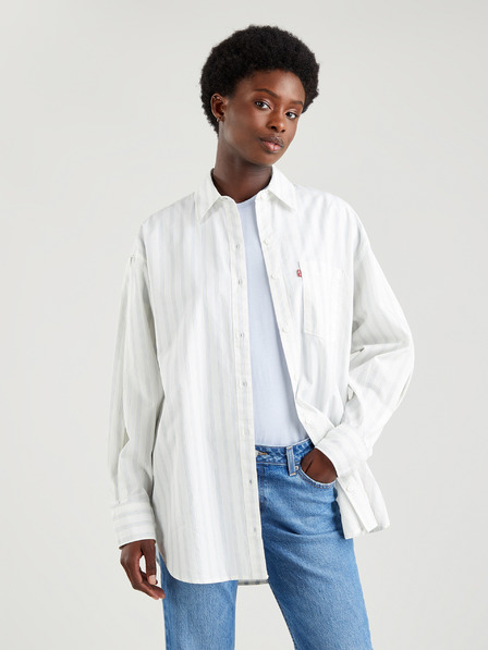 Levi's® Biela dámska pruhovaná košeľa Levi's® oversize