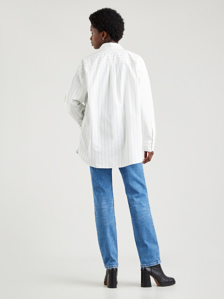 Levi's® Biela dámska pruhovaná košeľa Levi's® oversize