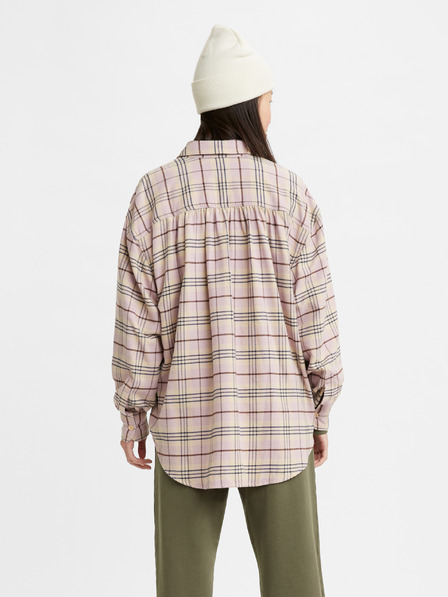 Levi's® Svetloružová dámska kockovaná košeľa Levi's® Remi Utility