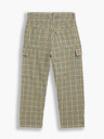 Levi's® Žlto-zelené dámske kárované nohavice Levi's®