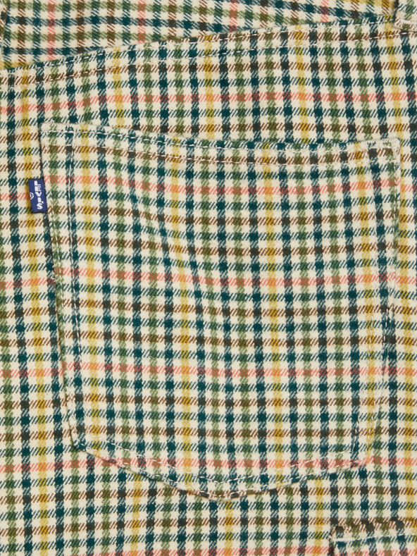 Levi's® Žlto-zelené dámske kárované nohavice Levi's®