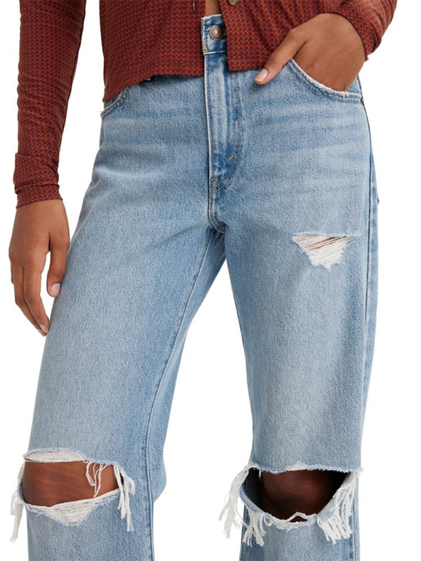 Levi's® Svetlomodré dámske džínsy Levi's® Baggy Boot Wide