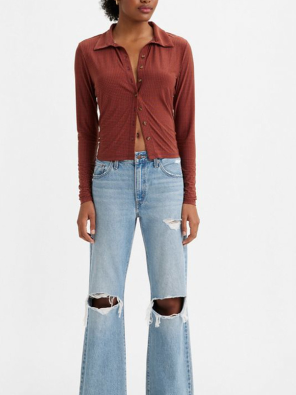 Levi's® Svetlomodré dámske džínsy Levi's® Baggy Boot Wide