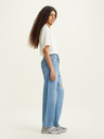 Levi's® Modré dámske džínsy Levi's® so širokými nohavicami Baggy Dad