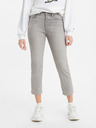 Levi's® Šedé dámske džínsy Levi's® rovného strihu