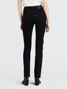 Levi's® Čierne dámske džínsy Levi's® rovného strihu 724