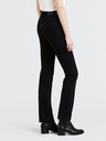 Levi's® Čierne dámske džínsy Levi's® rovného strihu 724