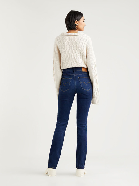 Levi's® Tmavomodré dámske džínsy Levi's® 724 rovného strihu