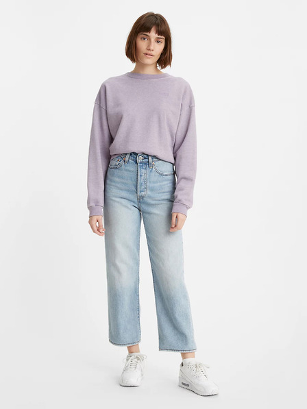 Levi's® Svetlomodré dámske džínsy Levi's® Ribcage rovného strihu