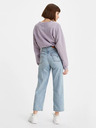 Levi's® Svetlomodré dámske džínsy Levi's® Ribcage rovného strihu