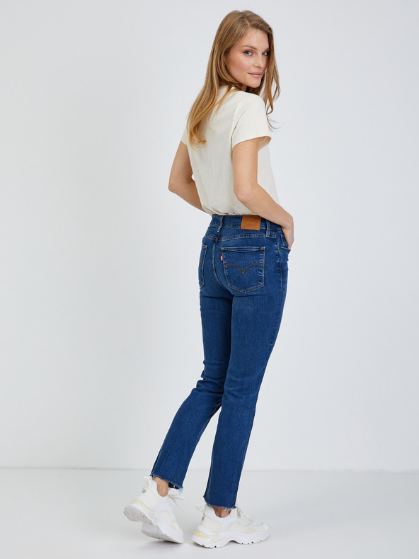 Levi's® Tmavomodré dámske džínsy Levi's® 724 rovného strihu