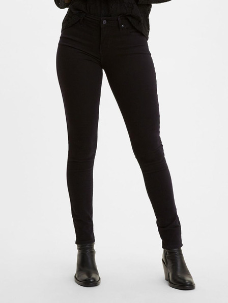 Levi's® Čierne dámske skinny fit džínsy Levi's® 711
