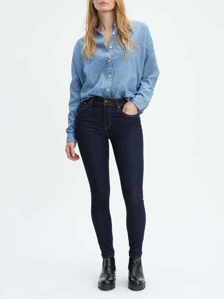 Levi's® Tmavomodré dámske džínsy Levi's® skinny fit 721