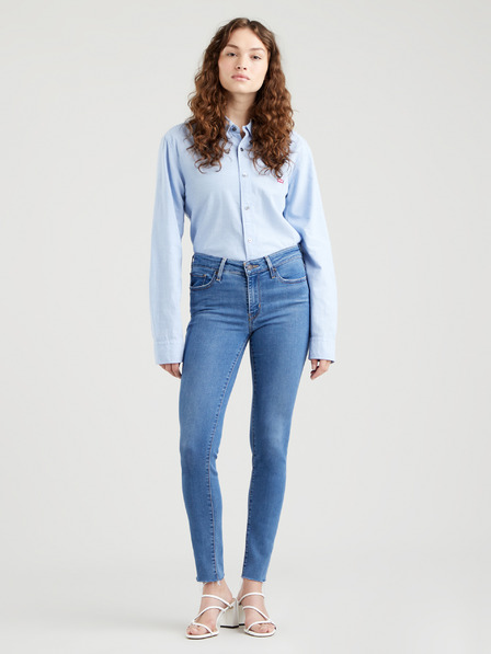 Levi's® Modré dámske džínsy Levi's® 711 skinny fit