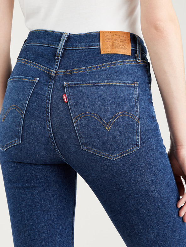 Levi's® Modré dámske džínsy Levi's® skinny fit