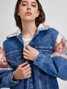 Levi's® Béžová a modrá dámska károvaná džínsová bunda Levi's® Wedge