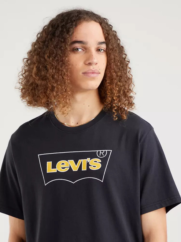 Levi's® Čierne pánske tričko Levi's®
