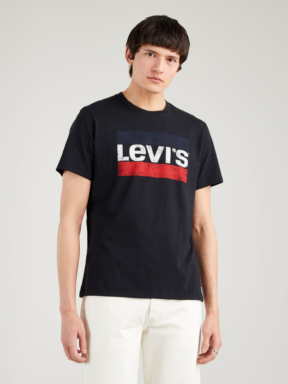 Levi's® Čierne pánske tričko Levi's®