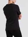 Levi's® Čierne pánske tričko Levi's® s potlačou