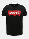Levi's® Čierne pánske tričko Levi's® s potlačou
